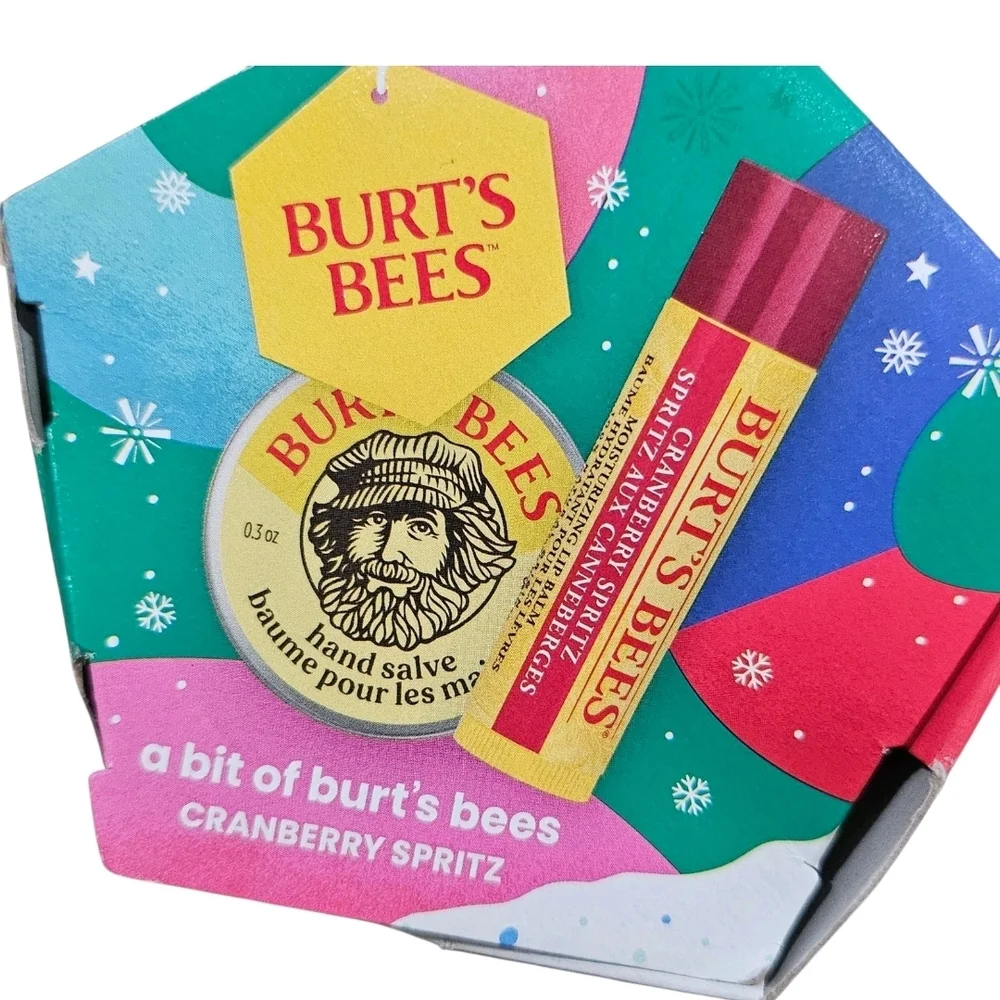 Burts Bees‎ Lot of Cranberry Spritz Hand Salve Honey Vanilla Rescue Lip Lot